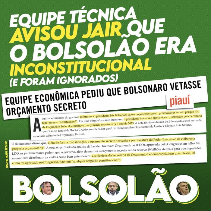 ORÇAMENTO SECRETO