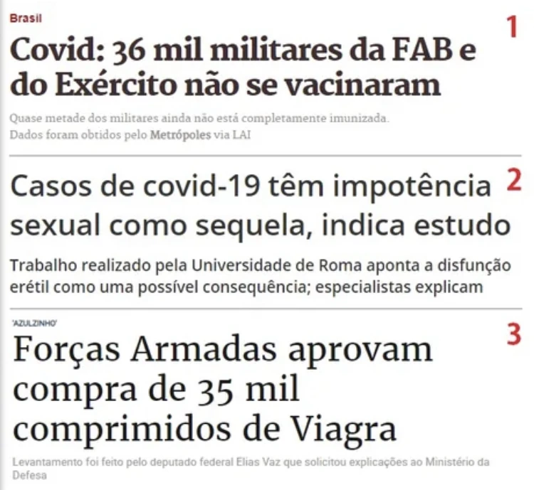 LISTA DE CASOS DE CORRUPÇÃO DO GOVERNO BOLSONARO