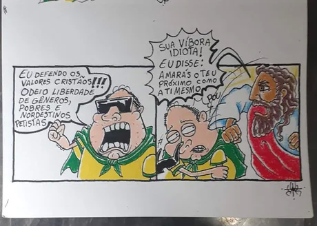 GADO ATÔNITO AO SER CONFRONTADO COM OS ESCÂNDALOS DE CORRUPÇÃO DO GOVERNO BOLSONARO
