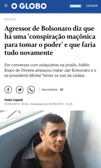 DOSSIÊ BOLSONARO NA MAÇONARIA