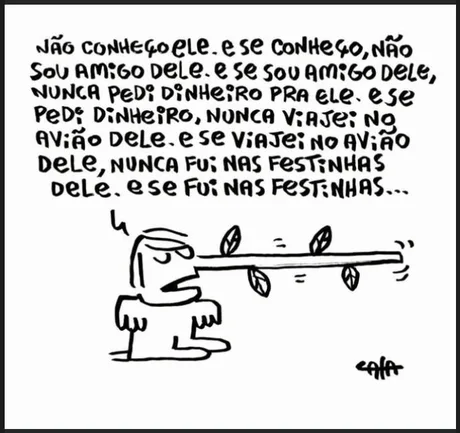 Charge sobre sucessivas negativas de vínculos e favores