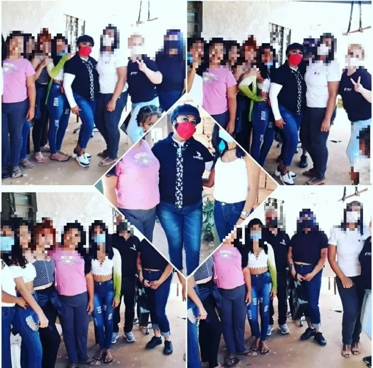 CABELEREIRA LU E SUA EQUIPE FAZENDO UM DIA DE BELEZA COM MOÇAS VENEZUELANAS - 12/04/21