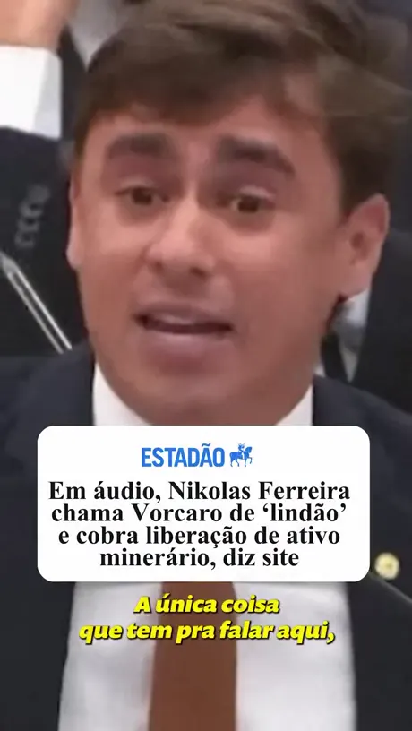 Prévia: Nikolas Ferreira e voo no avião de Daniel Vorcaro