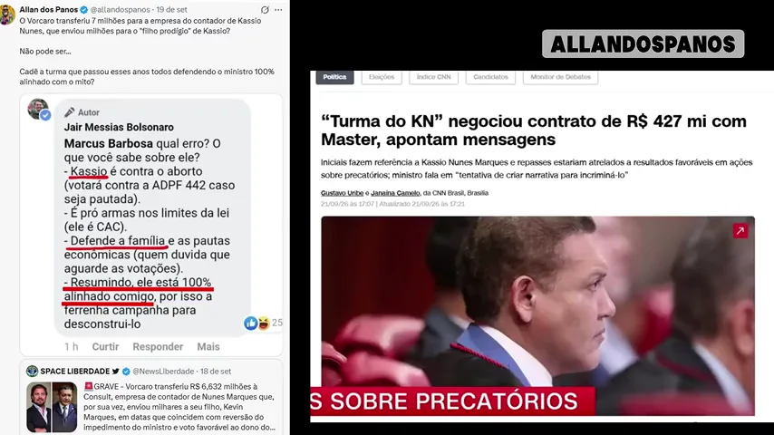 Prévia: Compilação sobre Flávio Bolsonaro, Vorcaro e caso Marielle
